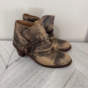 Bed Stu | Handcrafted Leather Booties in Size 10 US